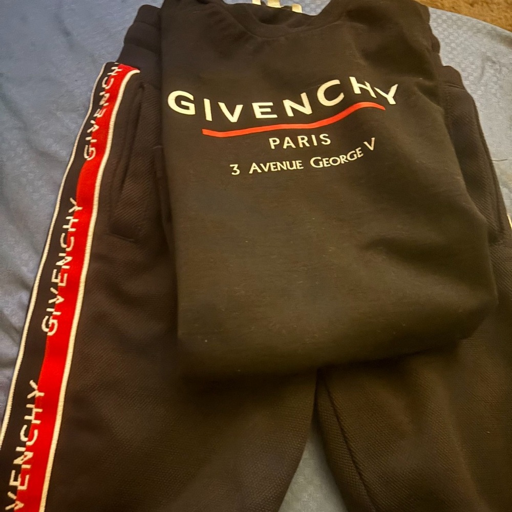 Givenchy Black and Red Tracksuit